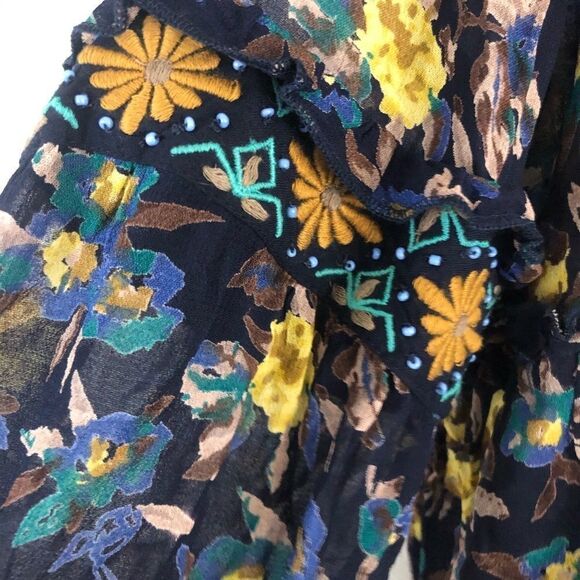 Meadow Row Strasser Floral Print long sleeve S - Picture 4 of 9